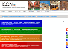 Tablet Screenshot of icontours.com